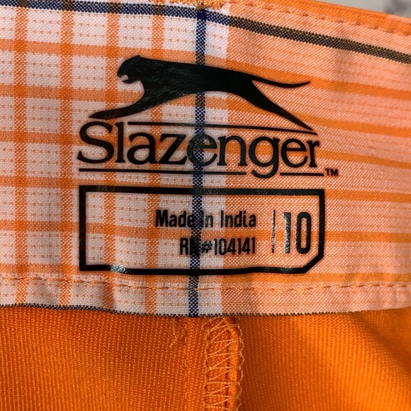 Slazenger Tennis/Golf Orange Plaid skirt skort - Picture 4 of 4